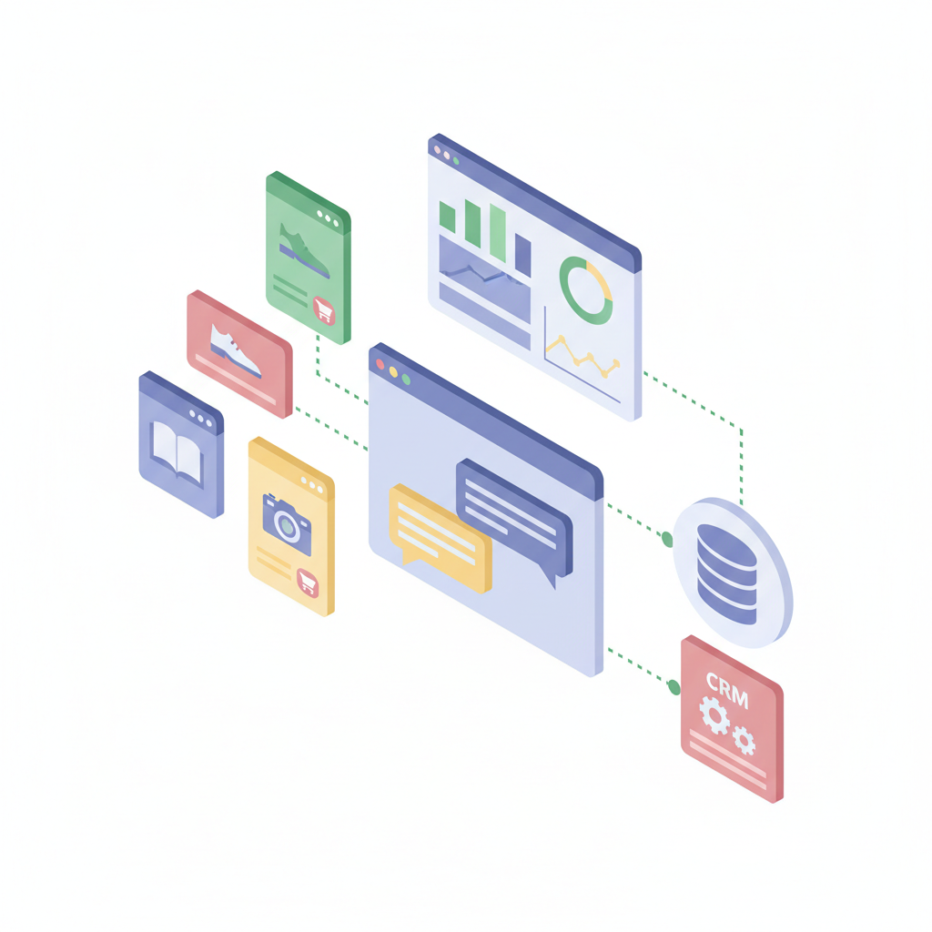 Интеграция AI-менеджера с каталогом интернет-магазина и CRM
